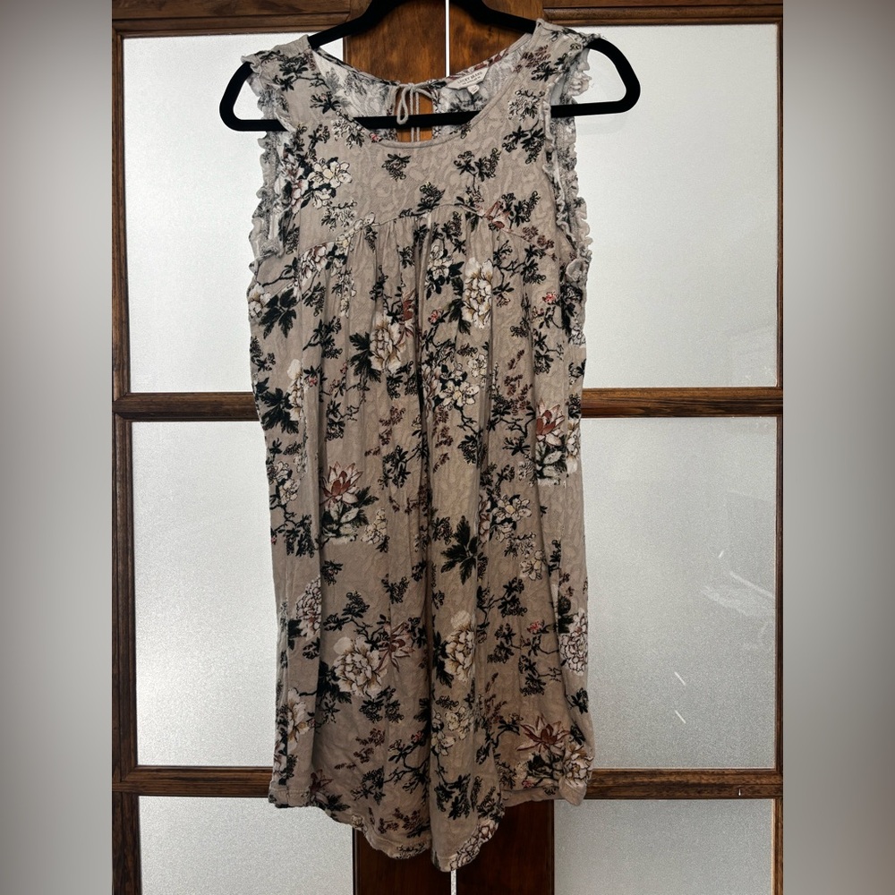 Lucky Brand Floral Babydoll Dress